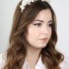 diadema de flores para novia